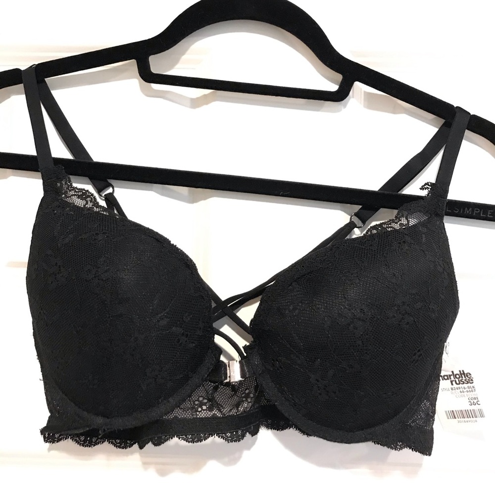 Lace push-up bra
